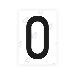 Alite Nanofilm for US (West Virginia 1982) license plates - Symbol "0"