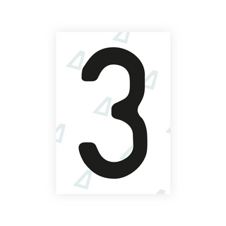 Alite Nanofilm for US (West Virginia 1982) license plates - Symbol "3"