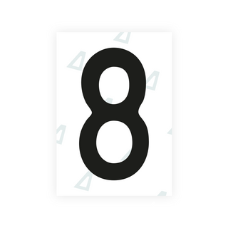 Alite Nanofilm for US (West Virginia 1982) license plates - Symbol "8"