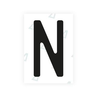 Alite Nanofilm for US (West Virginia 1982) license plates - Symbol "N"