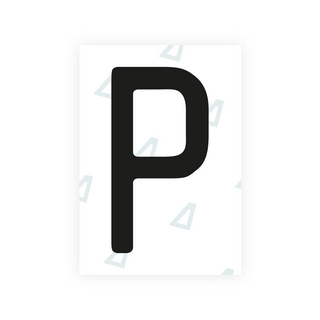 Alite Nanofilm for US (West Virginia 1982) license plates - Symbol "P"