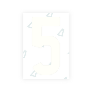 Alite Nanofilm for Western Australia number plates - Symbol "5"