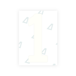 Alite Nanofilm for US (Wyoming 2008) license plates - Symbol "1"