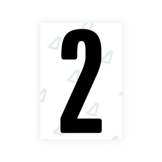 Alite Nanofilm for US (Wyoming 2008) license plates - Symbol "2"
