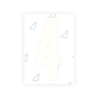 Alite Nanofilm for US (Wyoming 2008) license plates - Symbol "4"