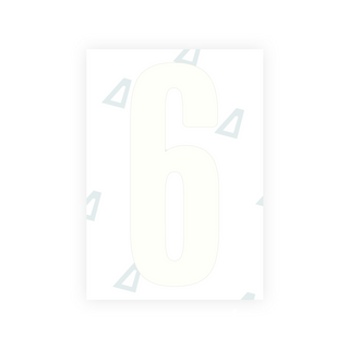 Alite Nanofilm for US (Wyoming 2008) license plates - Symbol "6"