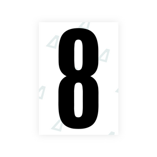 Alite Nanofilm for US (Wyoming 2008) license plates - Symbol "8"