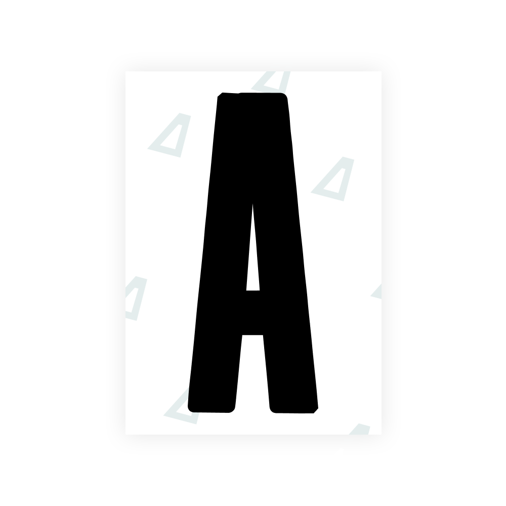 Alite Nanofilm for US (Wyoming 2008) license plates - Symbol "A"