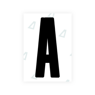 Alite Nanofilm for US (Wyoming 2008) license plates - Symbol "A"