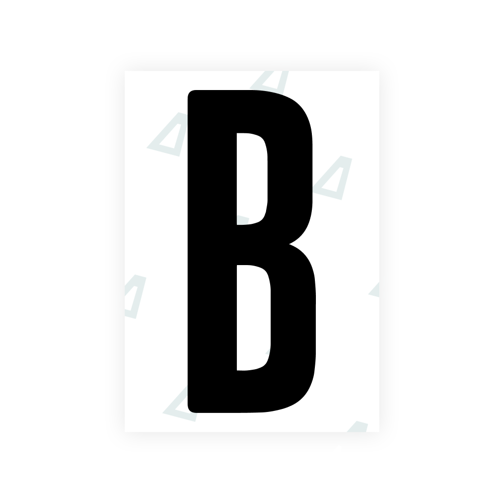 Alite Nanofilm for US (Wyoming 2008) license plates - Symbol "B"