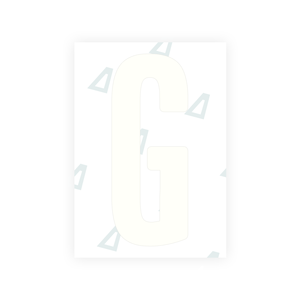 Alite Nanofilm for US (Wyoming 2008) license plates - Symbol "G"