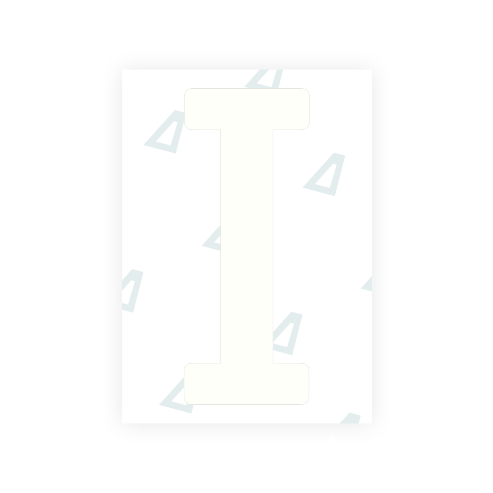 Alite Nanofilm for US (Wyoming 2008) license plates - Symbol "I"