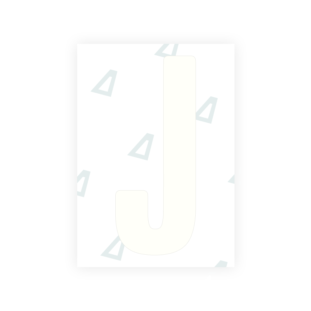 Alite Nanofilm for US (Wyoming 2008) license plates - Symbol "J"