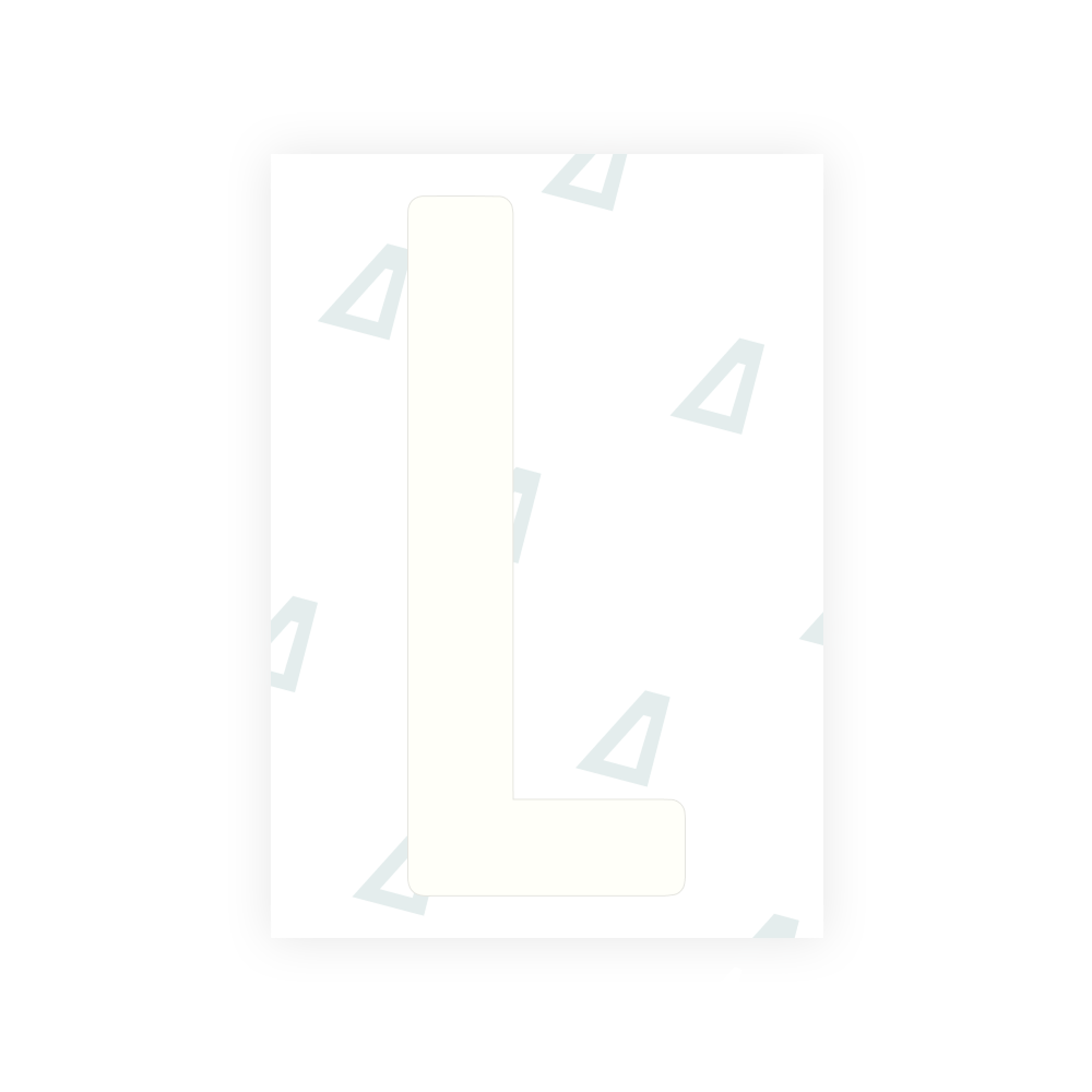 Alite Nanofilm for US (Wyoming 2008) license plates - Symbol "L"