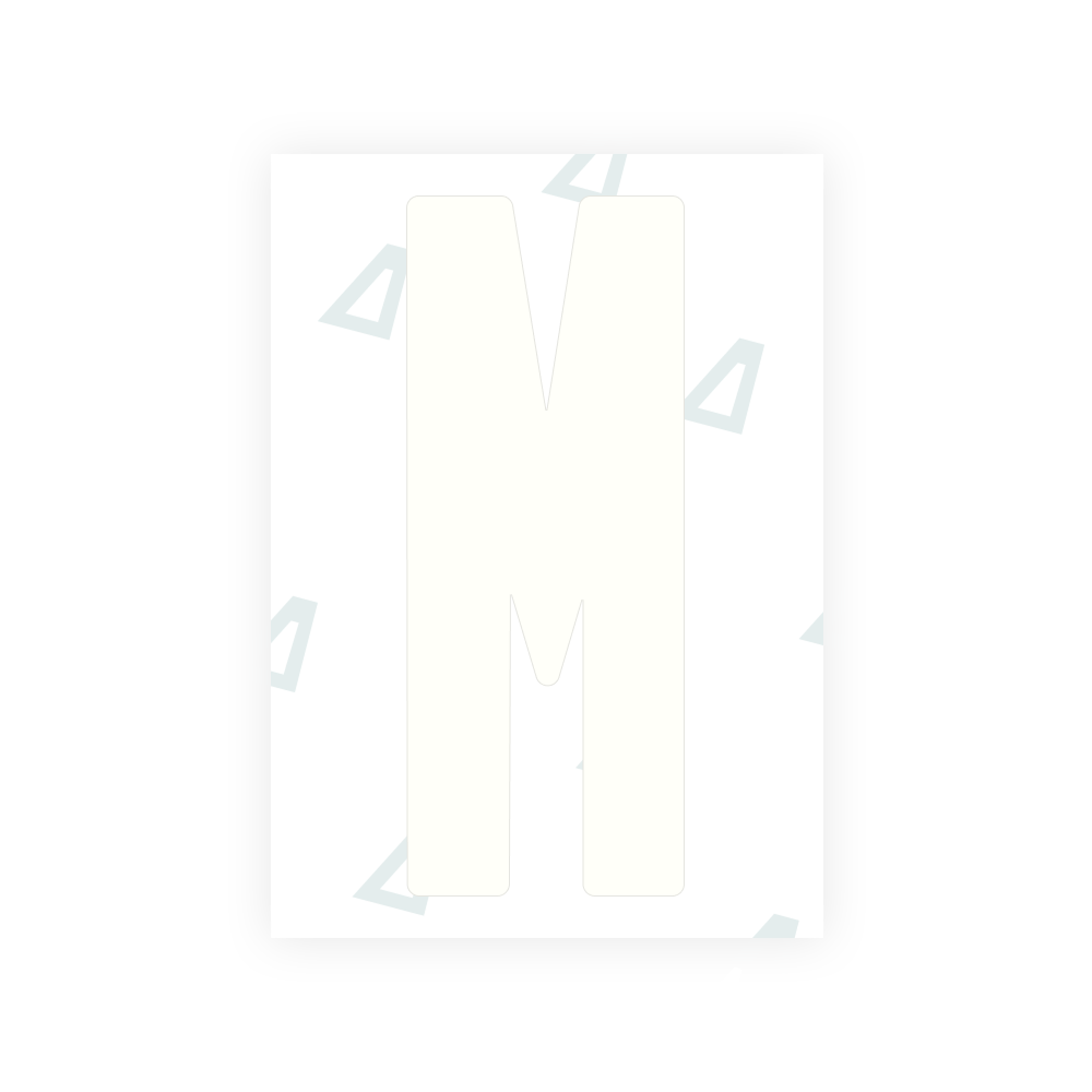 Alite Nanofilm for US (Wyoming 2008) license plates - Symbol "M"