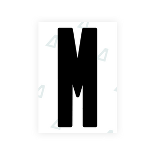 Alite Nanofilm for US (Wyoming 2008) license plates - Symbol "M"