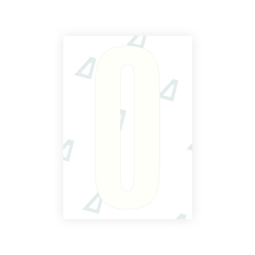 Alite Nanofilm for US (Wyoming 2008) license plates - Symbol "O"