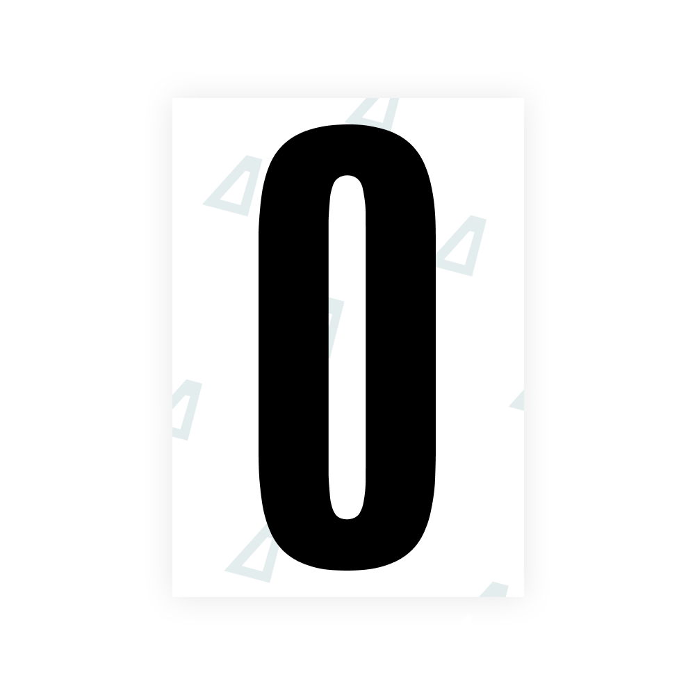 Alite Nanofilm for US (Wyoming 2008) license plates - Symbol "O"