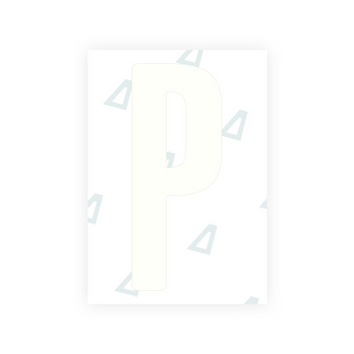 Alite Nanofilm for US (Wyoming 2008) license plates - Symbol "P"