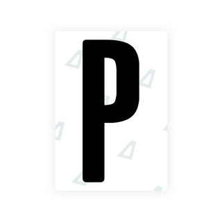 Alite Nanofilm for US (Wyoming 2008) license plates - Symbol "P"