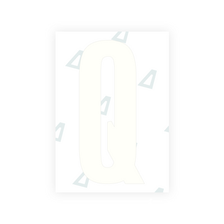 Alite Nanofilm for US (Wyoming 2008) license plates - Symbol "Q"