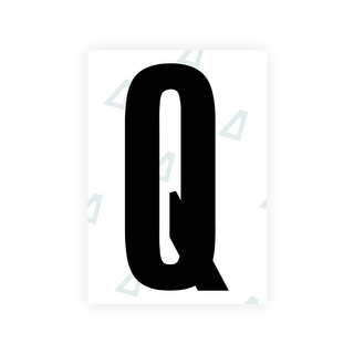 Alite Nanofilm for US (Wyoming 2008) license plates - Symbol "Q"