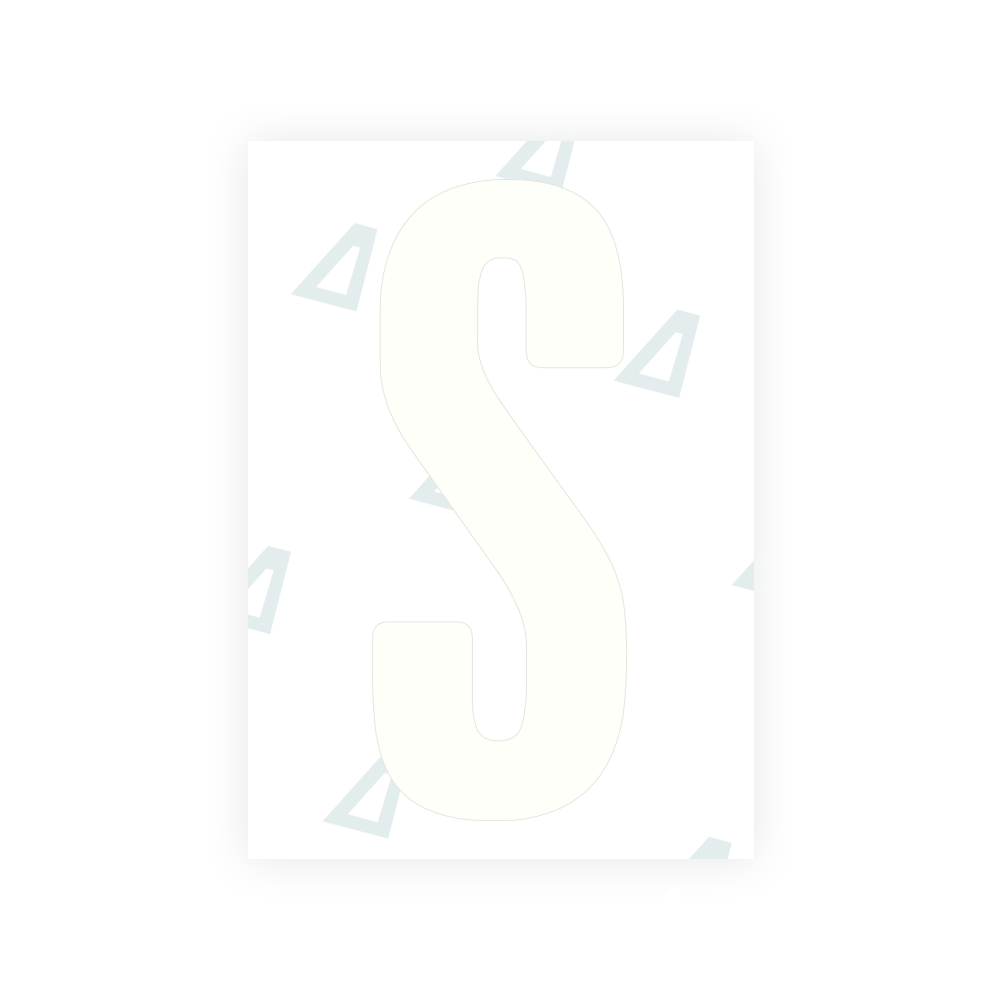 Alite Nanofilm for US (Wyoming 2008) license plates - Symbol "S"