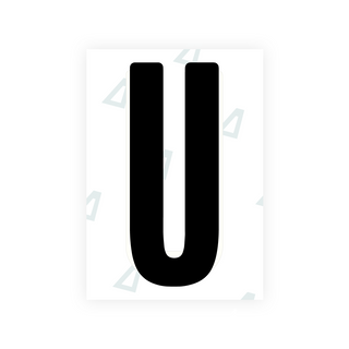 Alite Nanofilm for US (Wyoming 2008) license plates - Symbol "U"