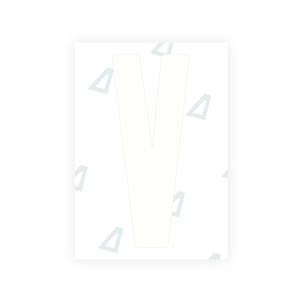 Alite Nanofilm for US (Wyoming 2008) license plates - Symbol "V"