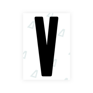 Alite Nanofilm for US (Wyoming 2008) license plates - Symbol "V"