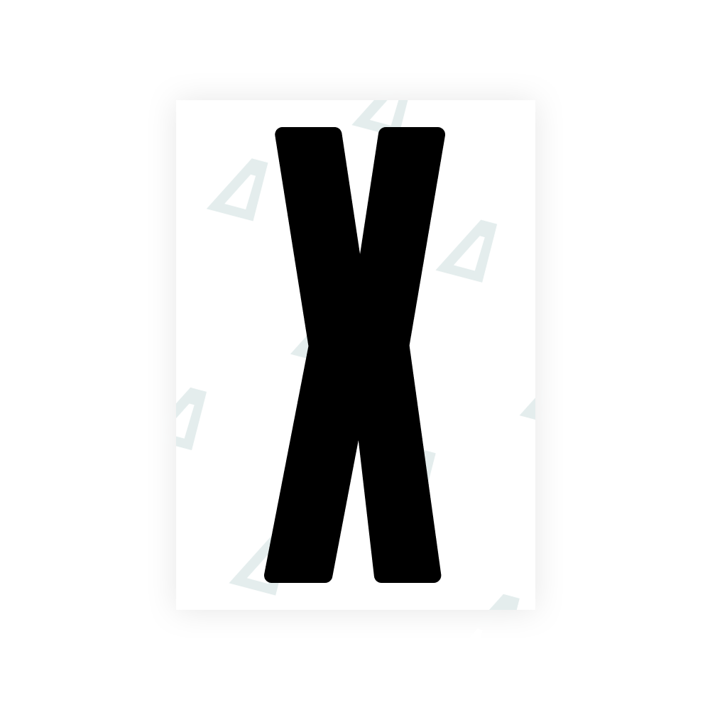 Alite Nanofilm for US (Wyoming 2008) license plates - Symbol "X"