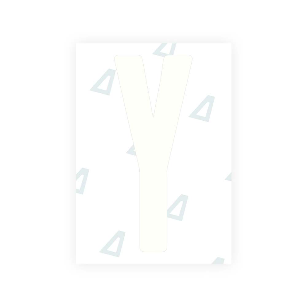 Alite Nanofilm for US (Wyoming 2008) license plates - Symbol "Y"