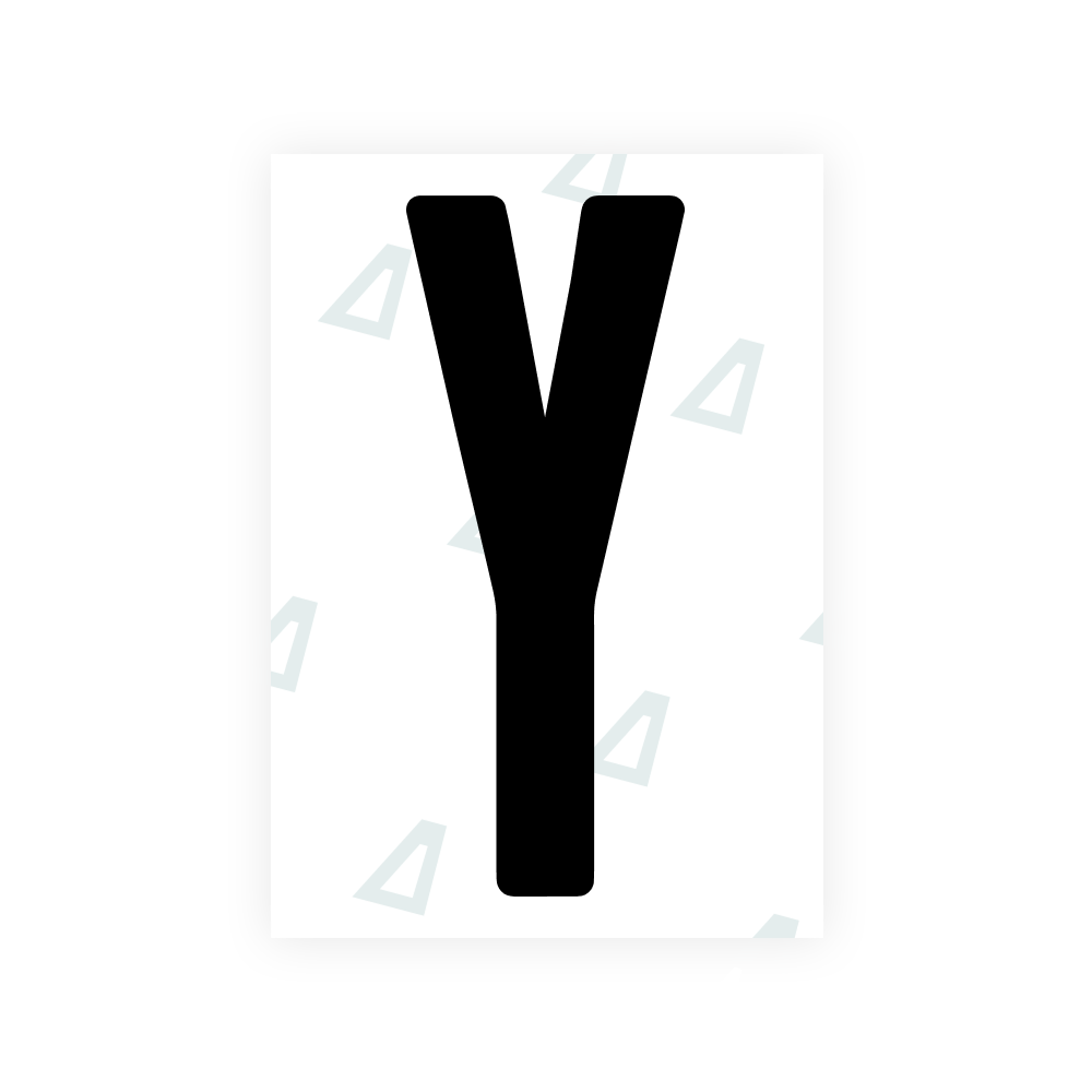 Alite Nanofilm for US (Wyoming 2008) license plates - Symbol "Y"
