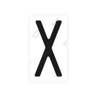 Alite Nanofilm for US (Massachusetts) license plates - Symbol "X" - Alite