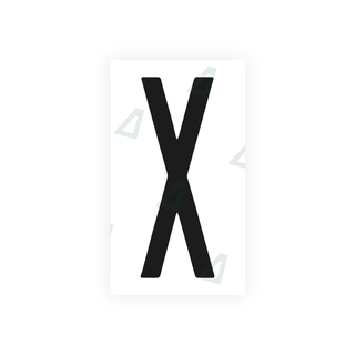 Alite Nanofilm for US (New York 1986) license plates - Symbol "X" - Alite