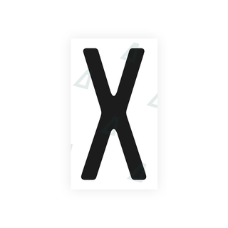 Alite Nanofilm for US (Quebec) license plates - Symbol "X" - Alite