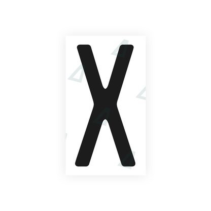 Alite Nanofilm for US (Quebec) license plates - Symbol "X" - Alite