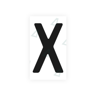 Alite Nanofilm for Uruguay license plates - Symbol "X" - Alite