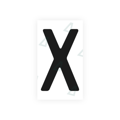 Alite Nanofilm for Uruguay license plates - Symbol "X" - Alite