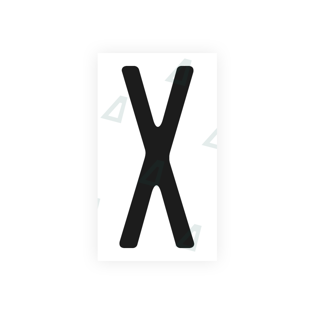 Alite Nanofilm for US (Maryland) license plates - Symbol "X" - Alite