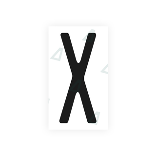Alite Nanofilm for US (Maryland) license plates - Symbol "X" - Alite