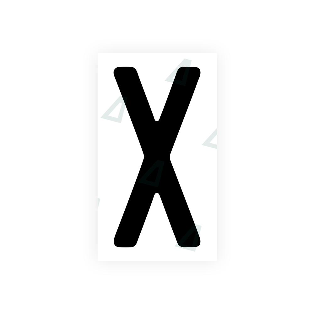 Alite Nanofilm for front Switzerland license plates - Symbol "X" - Alite