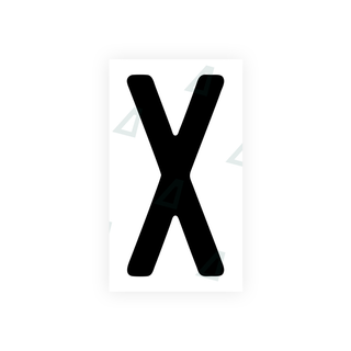 Alite Nanofilm for front Switzerland license plates - Symbol "X" - Alite