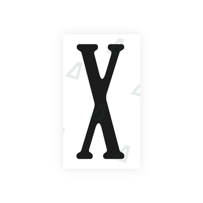 Alite Nanofilm for US (Virginia) license plates - Symbol "X" - Alite