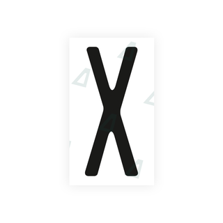 Alite Nanofilm for US (Ohio 2013) license plates - Symbol "X" - Alite