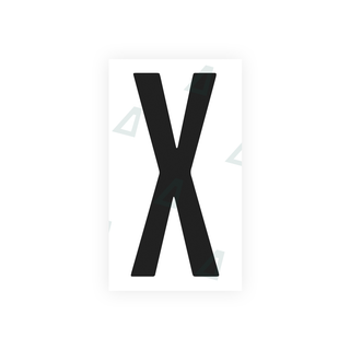 Alite Nanofilm for US (Ohio 2021) license plates - Symbol "X" - Alite