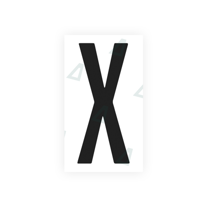 Alite Nanofilm for US (Ohio 2021) license plates - Symbol "X" - Alite