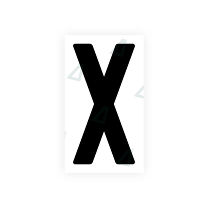Alite Nanofilm for India license plates - Symbol "X" - Alite