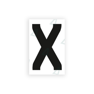 Alite Nanofilm for United Kingdom license plates - Symbol "X" - Alite