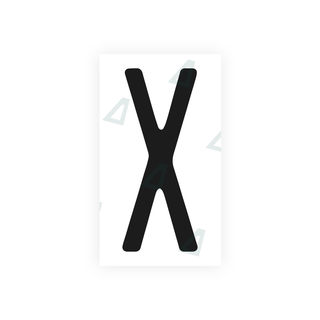 Alite Nanofilm for US (Pennsylvania) license plates - Symbol "X" - Alite